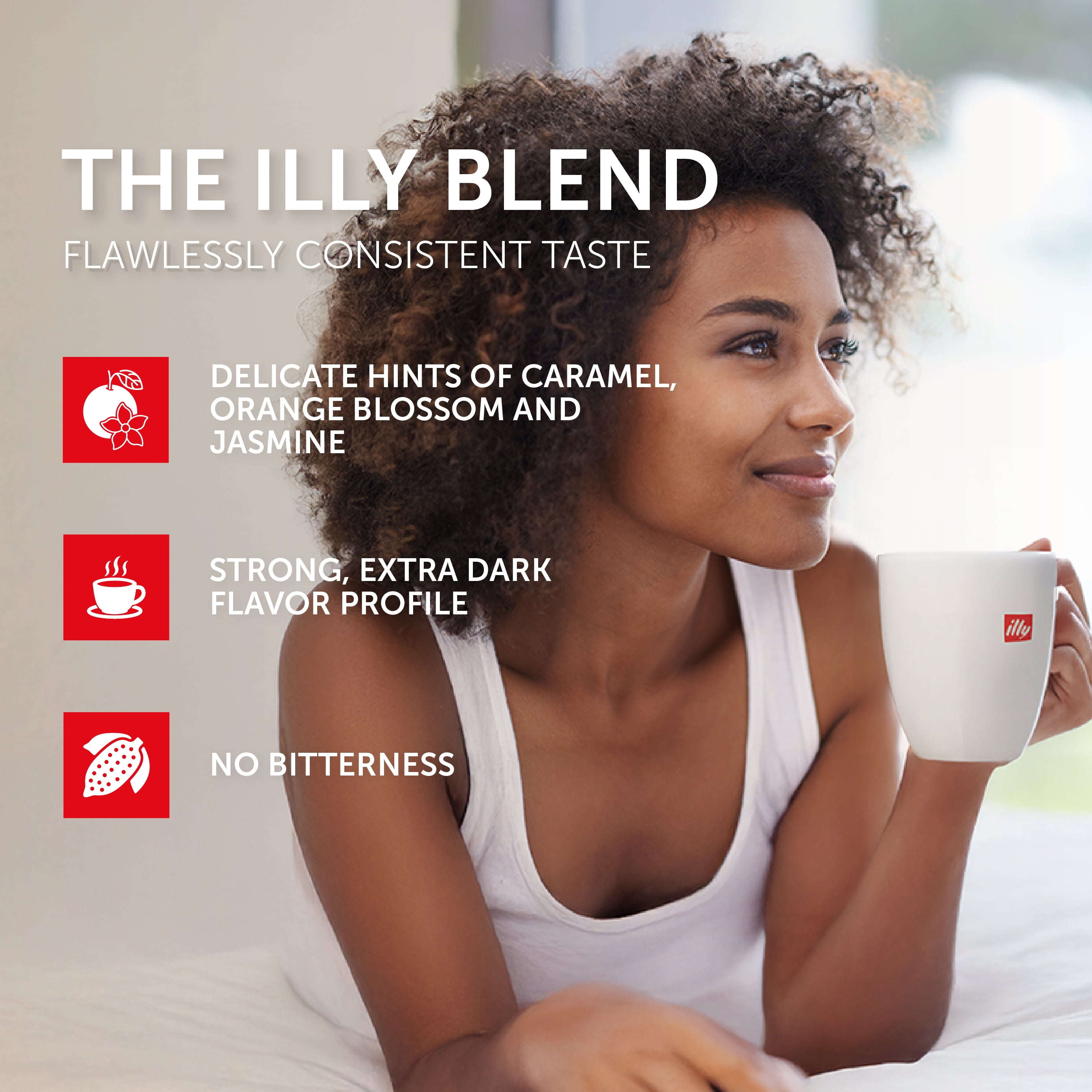 illy Espresso Coffee Pods for Original Machines, Decaf Medium Roast, Caramel & Chocolate Notes, 10 Ct (Pack of 10)