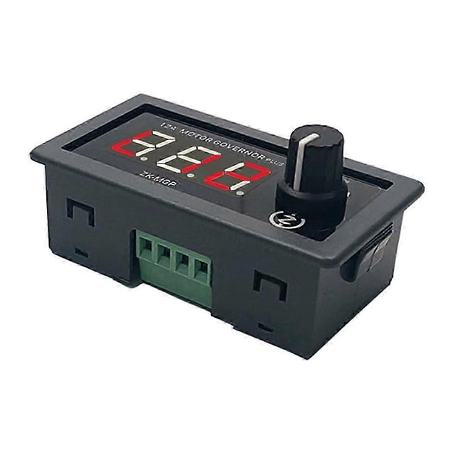 PWM Motor Speed Controller Adjustable Speed Regulator DC 5V-30V 12A 360W Motor Governor with Dual M