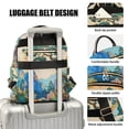 thumbnail image 3 of FORMRS Mini Backpack Purse for Women Quilted Travel Daypack Casual Shoulder Bag, Large Pine Tree, 3 of 7