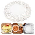 thumbnail image 1 of PENIKOKO 140 Sheets Cake Packaging Pads White Round Oil Absorption for Thanksgiving, 1 of 7