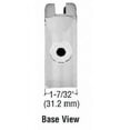 thumbnail image 4 of CRL Z512PS Polished Stainless Z-Series Round Type Flat Base Stainless Steel Clamp for 1/2" Glass, 4 of 6