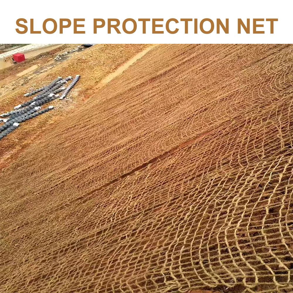 Jute Mesh Slope Protection Netting, 3.3ft*33ft