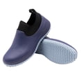 thumbnail image 1 of Bottes de Pluie à Tige Courte Unies Imperméables Antidérapantes à la Cheville à Talon Bas à Enfiler Bout Rond Tige en Eva Semelle en Eva Extérieur Temps Humide Femmes, 1 of 2