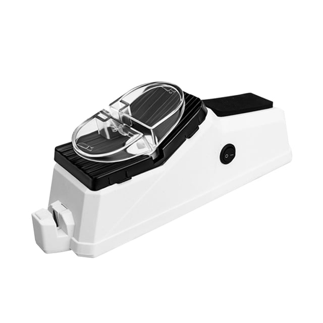 Langgg 2 Pieces Sharpener USB Electric Plastic USB Whetstone Whetstone Plastic Household Grinding Sharpening Stone with Protector Cover