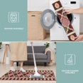 thumbnail image 6 of Red Boho Egyptian Lotus and Circles Pattern Kitchen Rugs Sets Of 3,Kitchen Runner Rugs Non Skid Washable,Decorative Kitchen Floor Mats for Kitchen,Sink,Laundry,17"x30"+ 17"x47" + 17"x59", 6 of 6