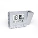 thumbnail image 3 of Cateissary Reloj despertador de proyección LED Digital electrónico recargable techo humedad temperatura proyector retroiluminación relojes Electrónica Plata, 3 of 6