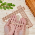 thumbnail image 3 of 50Pcs Solid Wood Rod Wood Craft Rod 7.87x0.12 Inch Unfinished Natural Wood Rods Dowel Rod Hardwood Sticks Wooden Dowels for Crafts DIY Knitting Tapestry Home and Garden Decoration DIY, 3 of 8