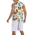 thumbnail image 2 of Xecao Butterflies print basketball shirt for both men and women, a unisex basketball jersey perfect for theme parties-Medium, 2 of 6