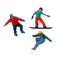thumbnail image 1 of 3x Scale Miniature Model Skiing Figures Building Decoration Supplies for Fire D, 1 of 8