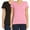 2 V-Neck Black/Pink, variant on 9 Crowns Women's Extra Slim Fit V-Neck Crew 2-Pack 3-Pack Tees (2 V-Neck Black, M)