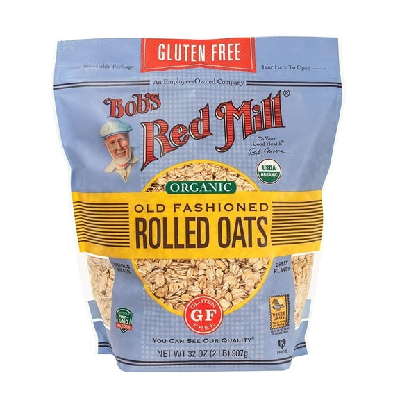 Bob's Red Mill Organic Rolled Oats Gluten Free Old fashioned 32 oz