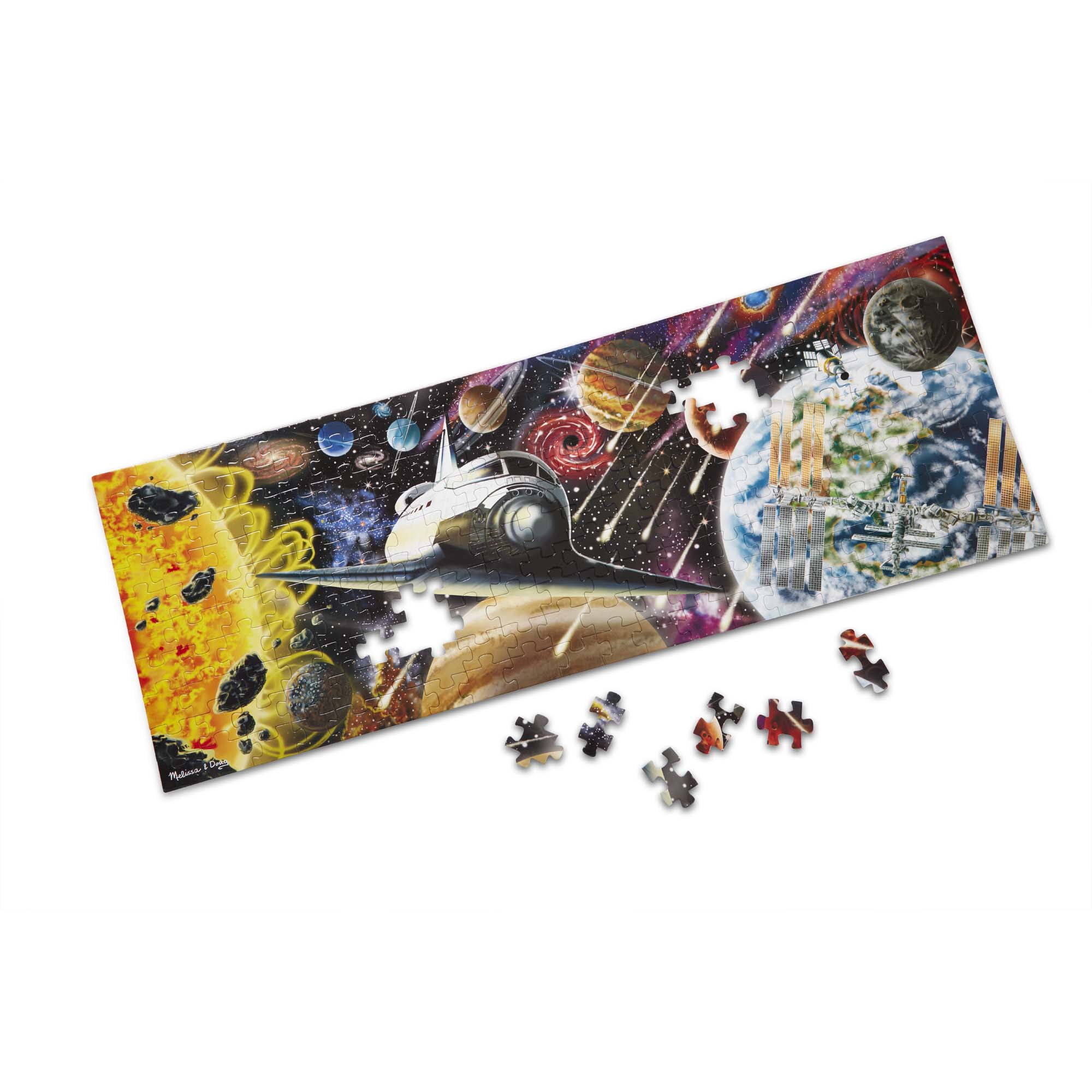 Melissa & Doug Exploring Space Jumbo Jigsaw Floor Puzzle (200 pcs, over