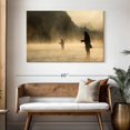 thumbnail image 3 of Elephant Stock Foggy River Fly Fishing Wall Art - Horizontal Canvas Wall Art - Living Room Wall Decor - Hobbies And Lifestyle Canvas - Beige And Black Decor - 48" x 32", 3 of 8