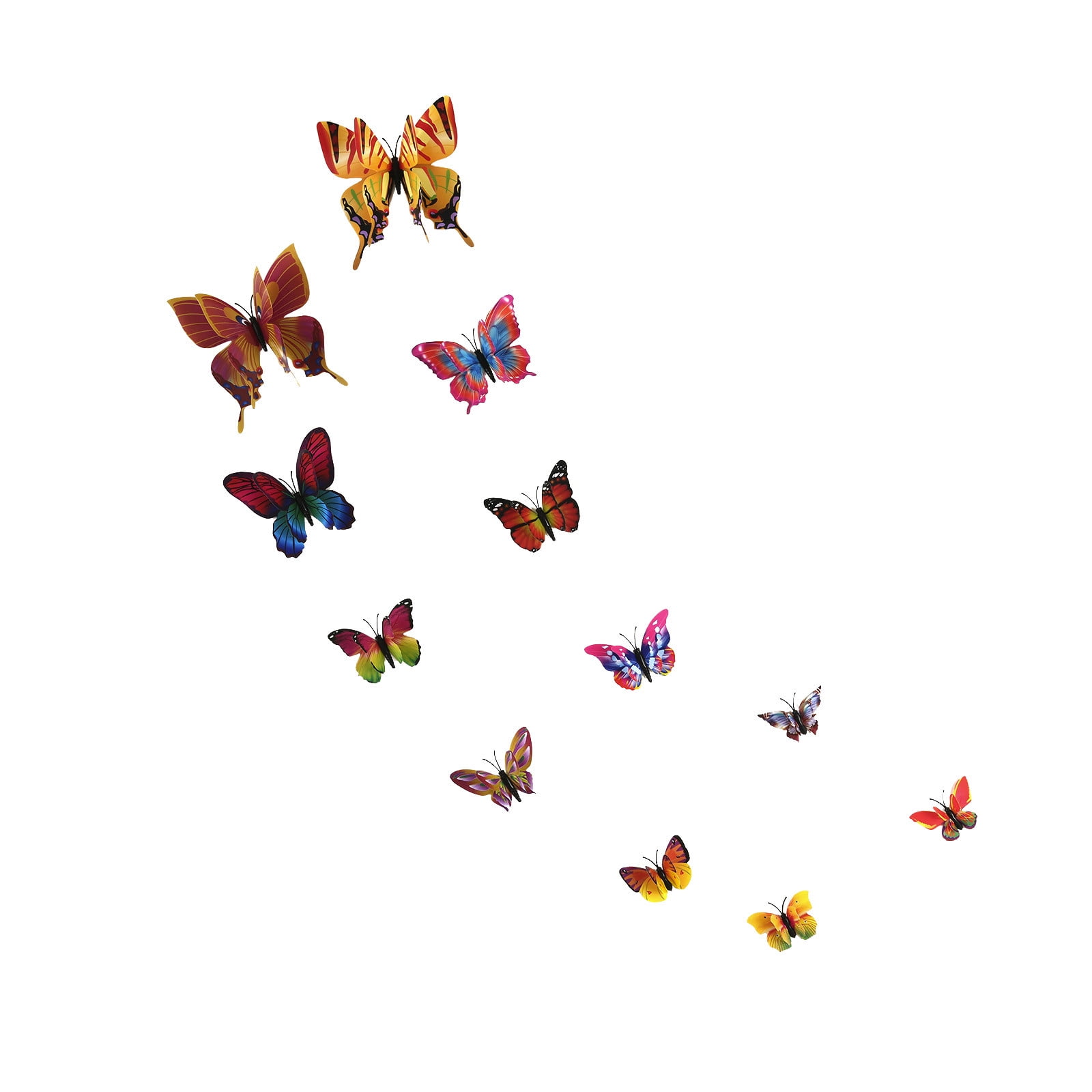 Download Cieken 3d Butterfly Wall Stickers Home Decor Cardboard Butterfly Wall Stickers Walmart Com Walmart Com