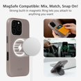 thumbnail image 4 of Funda para teléfono alto compatible con iPhone 16 Pro Max 2024, gris cemento, 4 of 9