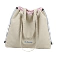 thumbnail image 2 of Bolso tote para mujer multiusos, bolso de viaje de moda para artículos esenciales de vacaciones y compras. Beige, 2 of 9