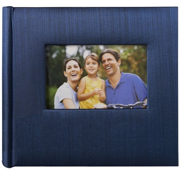 Recollections Navy Striped Photo Album, 6 Pack