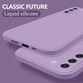 thumbnail image 1 of Funda de silicona líquida suave para Samsung S20 S21 FE 5G A51 A71 A21S A54, funda Original para S23 Ultra S21 S22 Plus A52 A72 A12 A32 Tan Jianjun unisex, 1 of 2