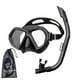 thumbnail image 1 of Reef Tourer Máscara y Snorkel X-Plore de 2 Ventanas para Adultos, Color Negro/negro, 1 of 6