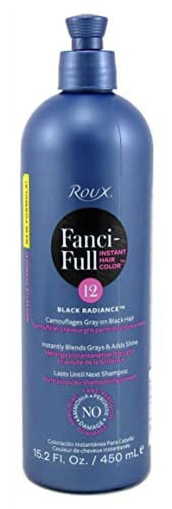 Roux Fanci-Full Rinse #12 Black Radiance 15.2 oz (449ml) (2 Pack)