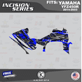 thumbnail image 4 of Kalair GFX Graphics Kit for Yamaha ATV YFZ 450R (2014-2023) Incision Series, 4 of 5