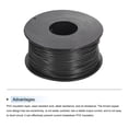 thumbnail image 3 of Uxcell 30AWG Stranded Wire Hookup 50M/164ft Black, Electrical Wire UL1007 Spool, 3 of 6