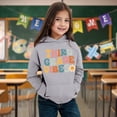 thumbnail image 2 of TJAZFJPA Football Sweatshirt Kids Boys Girls Autumn Winter School Season Kindergarten Letter Printed Long Sleeve Hoodie Warm and Comfortable Tops Children's Clothing Black Baby Sweatshirt 10-12Years, 2 of 4