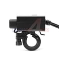 thumbnail image 5 of 1x 200g Motorcycle SAE to USB Cable Charger With Hidden LED Voltmeter Display Adapter Clamp, 5 of 18
