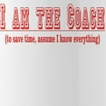 thumbnail image 2 of CafePress - I'm The Coach Red Stainless Water Bottle 1 - Stainless Steel Water Bottle, Sports Bottle, 1.0L, 2 of 5