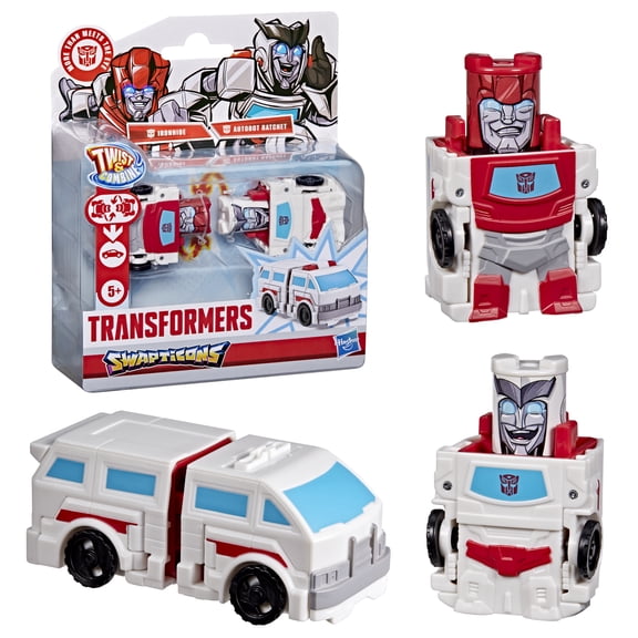 Transformers Toys Swapticons Ironhide and Autobot Ratchet Action Figures, 5