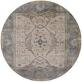 thumbnail image 1 of Ahgly Company Indoor Round Mid-Century Modern Rosy Brown Pink Oriental Area Rugs, 3' Round, 1 of 6