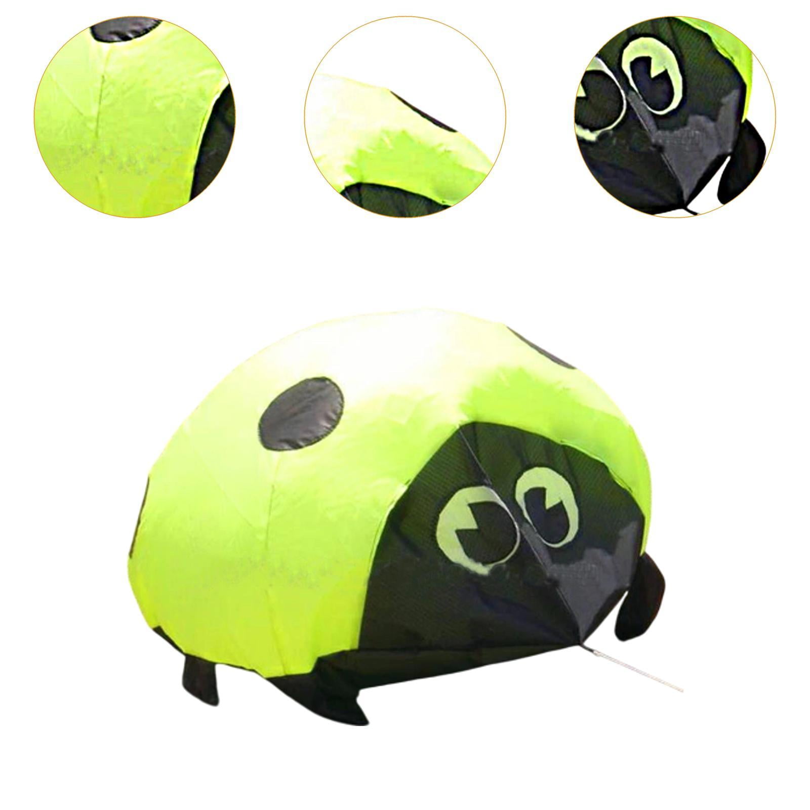 Dualoai 3D Kite Large Ladybird Beach Kites for Outdoor with Kites String Frameless Gift