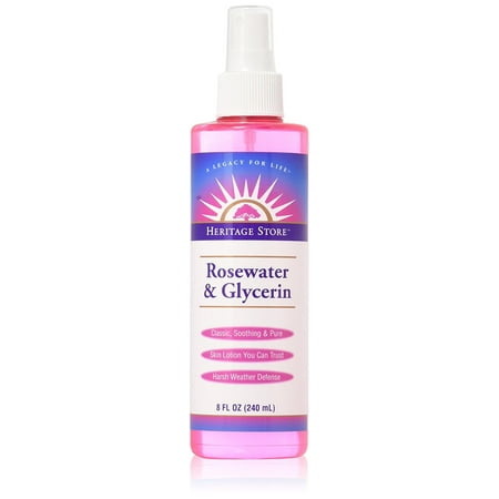 Rosewater Atomizer - Rosewater & Glycerin w/ Atomizer Heritage Store 8 oz Liquid
