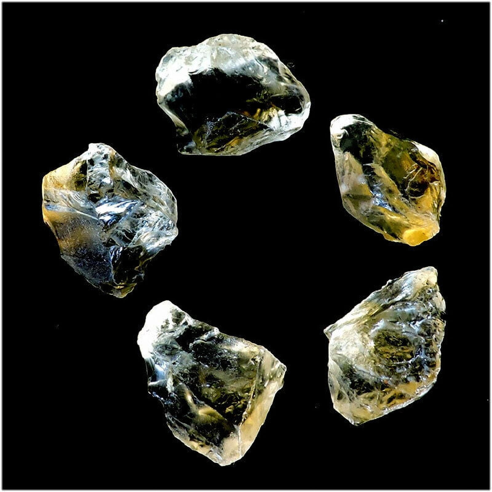 5pcs 84.60Cts Natural Golden Orange Citrine Gems Facet Rough