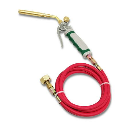 

Goodhd Brass Liquefied Gas Welding Torch Flamethrower With 63Inch Hose For Soldering