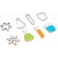 thumbnail image 1 of 3696 Science Cookie Cutters, Set of 4 5.75" Stainless Steel, 1 of 5