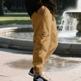 thumbnail image 4 of WSBDENLK Pants for Men Draw Rope Waist Multiple Pockets Elasticity Bind The Feet Pants, 4 of 9