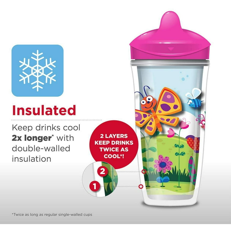 Playtex Sipsters Stage 3 Milk and Water Spill-Proof, Leak-Proof,  Break-Proof Insulated Toddler Straw…See more Playtex Sipsters Stage 3 Milk  and Water