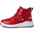 thumbnail image 2 of Tommy Hilfiger Olly Red Hook and Loop Rounded Toe Cozy Fashion Sneakers (Red, 7), 2 of 6