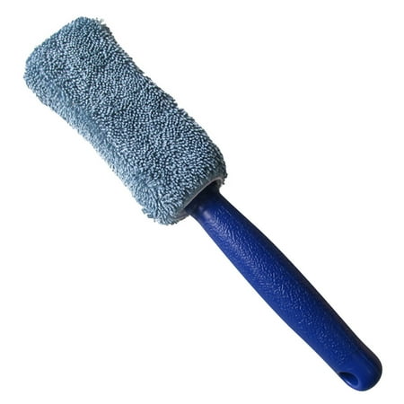 

Save on Household Cleaning Tool! Wheel Brush Microfiber Metal Free Wheel & Rim Brush Cleaner Brush for Wheel and Rim Detailing No Scratching