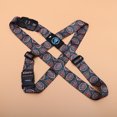 thumbnail image 4 of Travel Luggage Strap with Combination Lock Polyester Suitcase Security Belt Cross Packing Strap (Geometric Maze), 4 of 6