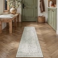thumbnail image 4 of BERTHMEER 2'x6' Washable Runner Rugs for Hallway Kitchen Entryway Non-slip, Green, 4 of 6