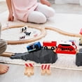 thumbnail image 4 of Pista de parada de tren de madera, accesorio de pista de escena de tren de juguete, piezas de pista de tren, 2 uds., 4 of 8