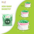 thumbnail image 2 of FRiLLZ Blue Plastic Easter Grass Shred and Basket Filler, 1/2 Pound, 227 Grams, 2 of 8