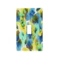 thumbnail image 2 of IAUYY Retardant PC Material Unused Outlet Cover Switch Plate Covers Easy DIY Installation with Screws Light Switch Cover Plate Blue and Green Watercolors, 2 of 9