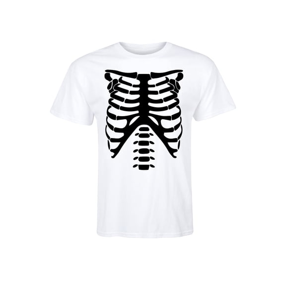 Instant Message - Skeleton Chest, Tuxedo - Men's Short Sleeve Graphic T-Shirt