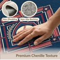thumbnail image 6 of ODIKA Sport Vintage Athletic Crest With Striped Banner Border Baseball Field Refined for Playroom, Bedroom, Reading Nook, Pet Friendly & Kids Safe Play, 6 of 7