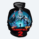 thumbnail image 2 of Sudadera con capucha para hombre de otoño e invierno con estampado 3D de película de terror, suéter con patrón de terror, moda urbana, hip-hop, sudaderas casuales para hombre, 2 of 5