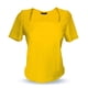 thumbnail image 2 of Blusa de licra fresca y elegante cuello cuadrado Amarillo Chica, 2 of 2