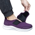 thumbnail image 4 of KANG Fashion Wide-Toe Walking Shoes for Senior Men and Women, Lightweight Breathable Mesh Sneakers, Supportive and Comfortable Shoes for Spring and Summer Purple 42, 4 of 8